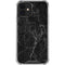 Black Marble iPhone 12 Clear Case