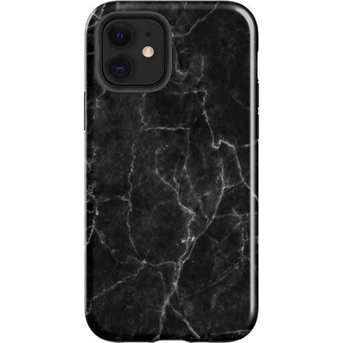 Black Marble iPhone 12 Impact Case