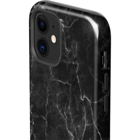 Black Marble iPhone 12 Impact Case