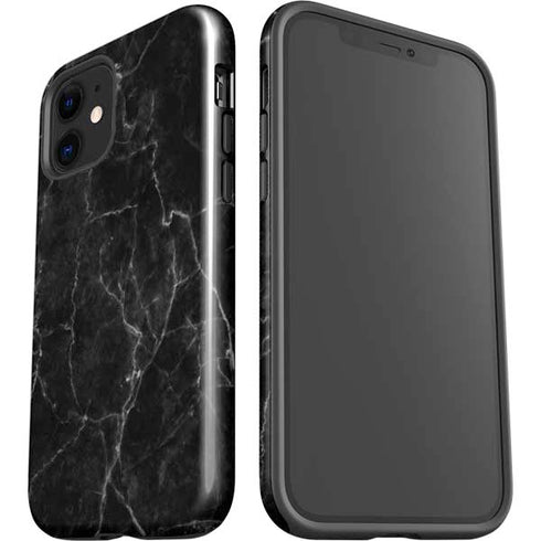 Black Marble iPhone 12 Impact Case