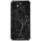 Black Marble iPhone 12 Mini Clear Case