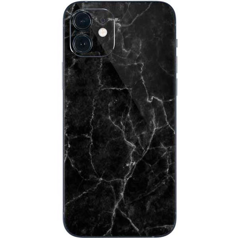 Black Marble iPhone 12 Mini Skin