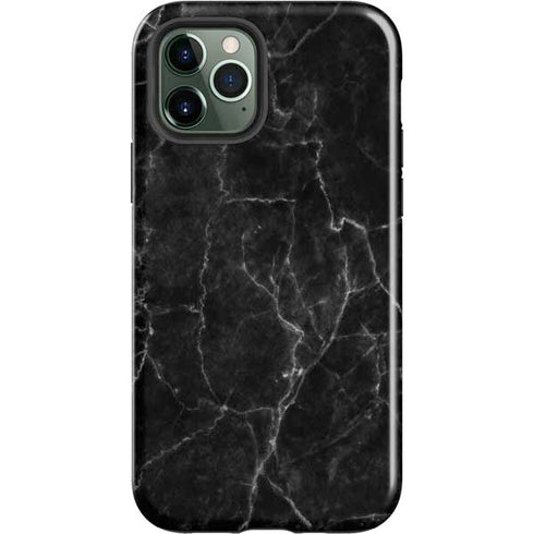 Black Marble iPhone 12 Pro Max Impact Case