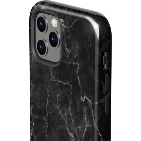 Black Marble iPhone 12 Pro Max Impact Case