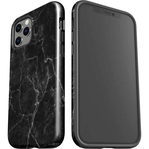 Black Marble iPhone 12 Pro Max Impact Case