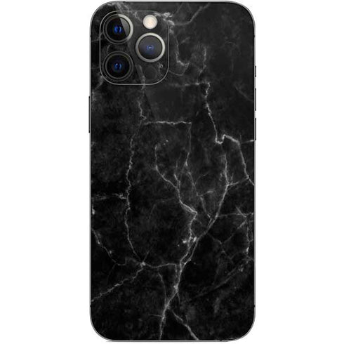 Black Marble iPhone 12 Pro Max Skin
