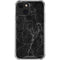 Black Marble iPhone 13 Clear Case