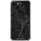 Black Marble iPhone 13 Mini Clear Case
