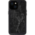 Black Marble iPhone 13 Mini Waterproof Case