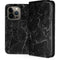 Black Marble iPhone 13 Pro Folio Case