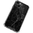 Black Marble iPhone 14 Plus Clear Case