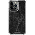 Black Marble iPhone 15 Pro Clear Case