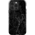 Black Marble iPhone 15 Pro Impact Case