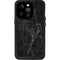 Black Marble iPhone 14 Pro Waterproof Case