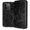 Black Marble iPhone 15 Pro Folio Case