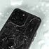 Black Marble iPhone 15 Pro Waterproof Case