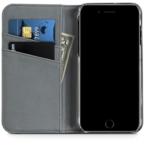 Black Marble iPhone 7 Folio Case