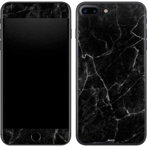 Black Marble iPhone 8 Plus Skin
