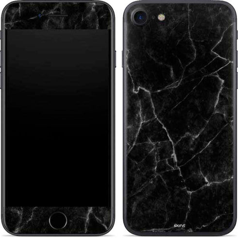 Black Marble iPhone 8 Skin