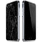 Black Marble iPhone SE (2nd & 3rd Gen) Clear Case