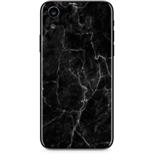 Black Marble iPhone XR Skin