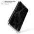 Black Marble iPhone XS Max Clear Case