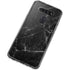 Black Marble LG K51/Q51 Clear Case