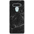 Black Marble LG Stylo 6 Clear Case