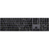 Black Marble Magic Keyboard with Numeric Keypad Skin