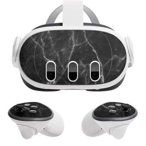 Black Marble Meta Quest 3 Skin