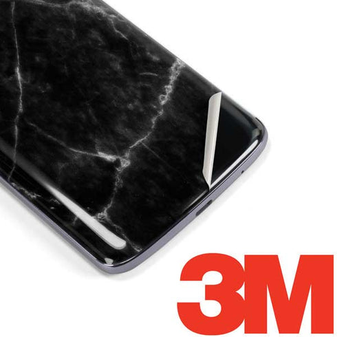 Black Marble Moto E5 Plus Skin