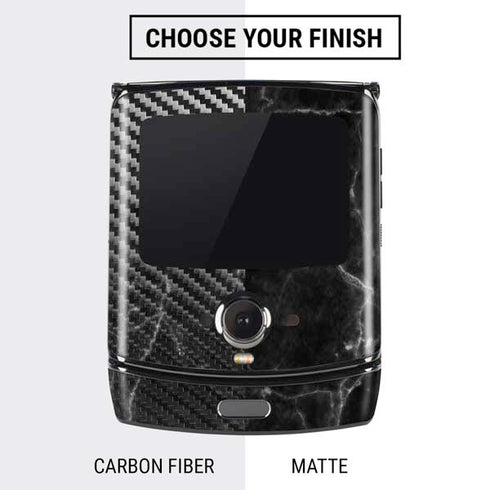Black Marble Motorola RAZR Skin