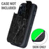 Black Marble Otterbox Defender iPhone Skin