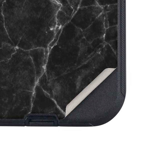 Black Marble Otterbox Defender iPhone Skin
