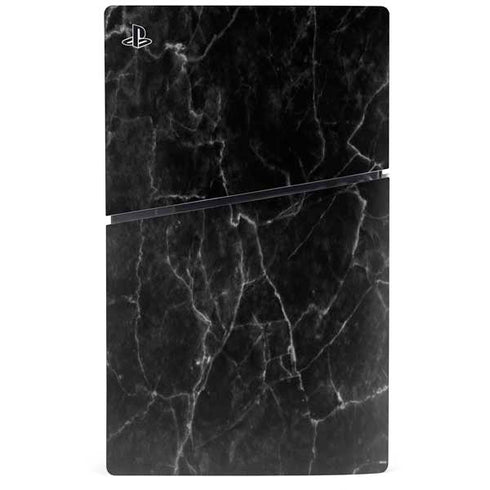 Black Marble PS5 Slim Digital Edition Bundle Skin