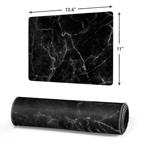 Black Marble Gaming Mouse Pad