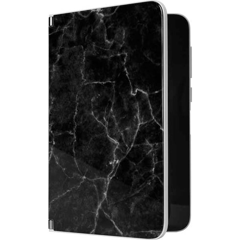 Black Marble Surface Duo Skin
