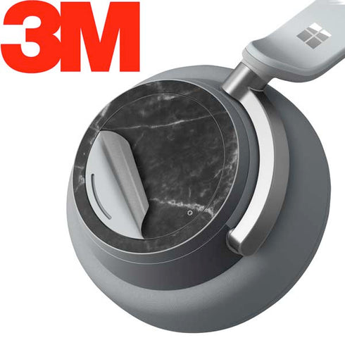 Black Marble Surface Headphones Skin