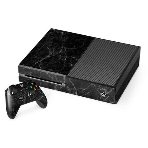 Black Marble Xbox One Console and Controller Bundle Skin