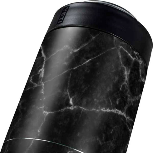Black Marble Yeti Colster Can Insulator Skin