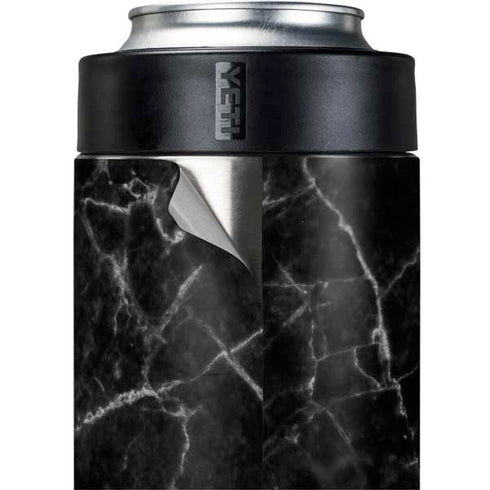 Black Marble Yeti Colster Can Insulator Skin