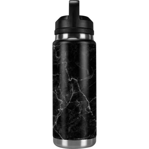 Black Marble YETI Rambler 26oz Bottle Skin