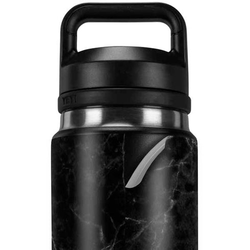 Black Marble YETI Rambler 26oz Bottle Skin