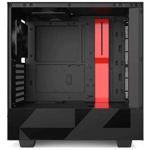 Black Geometric NZXT H510 Compact ATX Mid-Tower Case Skin