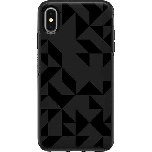 Black Geometric Otterbox Symmetry iPhone Skin