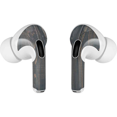 Black Painted Wood AirPods Pro 2nd Gen Skin