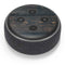 Black Painted Wood Amazon Echo Dot Skin