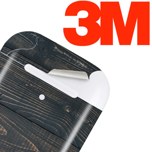 Black Painted Wood Apple AirPods 2 Skin