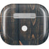 Black Painted Wood Apple AirPods (3rd Gen 2021) Skin