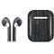 Black Painted Wood Apple AirPods Skin